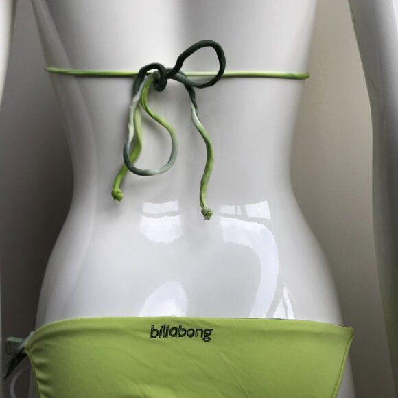 Billabong BLUE CRUSH era Vintage bikini tie dye reversible triangle low rise - Picture 4 of 16